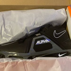 Football alpha cleats 11.5 shoe size never worn